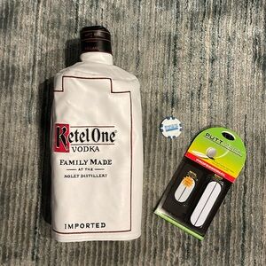 KETTLE ONE VODKA DESIGN DRIVER HEAD COVER W PUTTMARK BALL MARKER